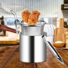 Miniatura 3 de kit Olla Freidora De Acero Inoxidable